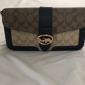 Coach Georgie Shoulder bag Blocked Signature